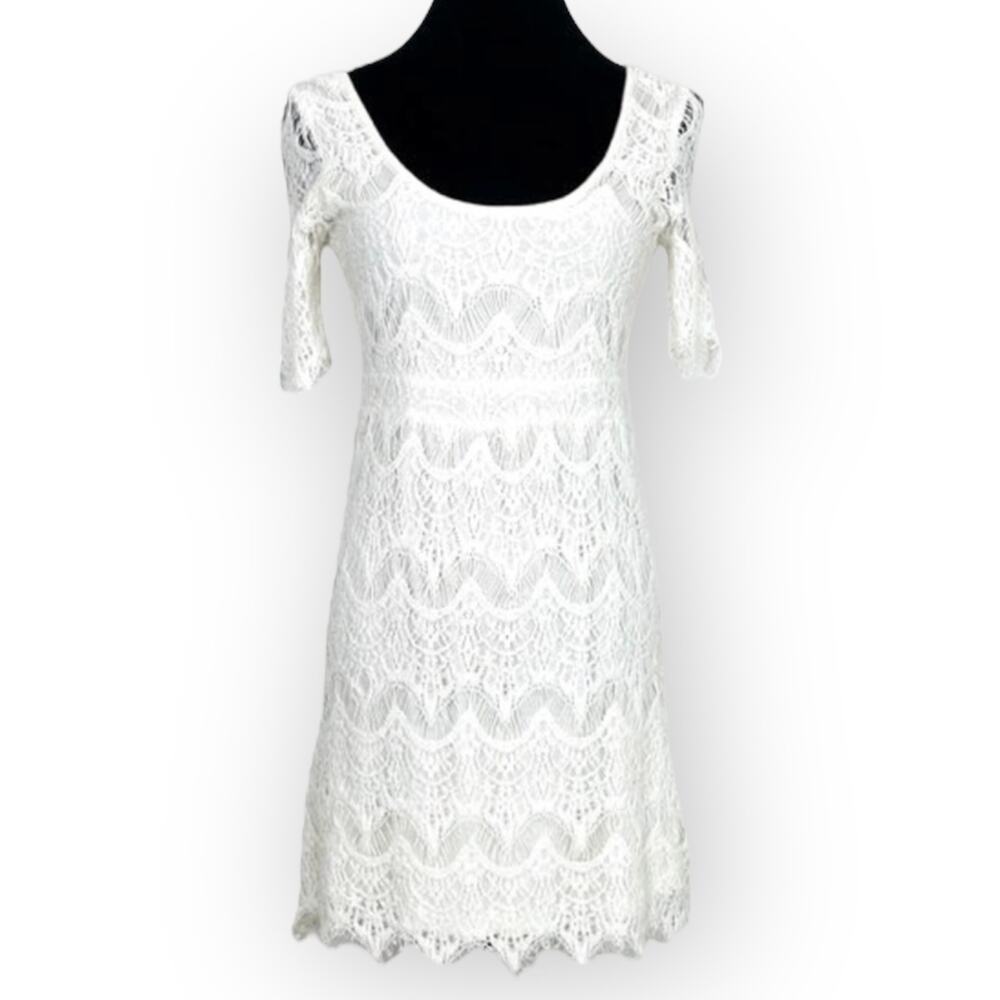 Crochet Lace Mini Dress Medium by Pins & Needles for Urban Outfitters
